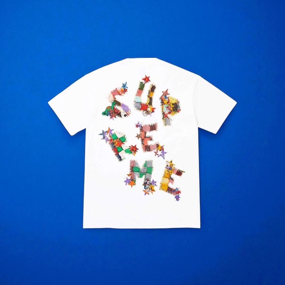 ✨Supreme White Graphic Short Sleeve Tee✨